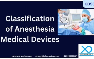 CDSCO Classification of Medical Devices for Anesthesiology