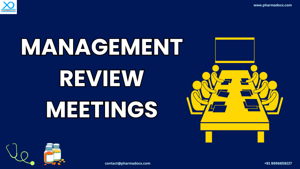Importance of Management Review Meetings: A Detailed Guide - Pharmadocx ...
