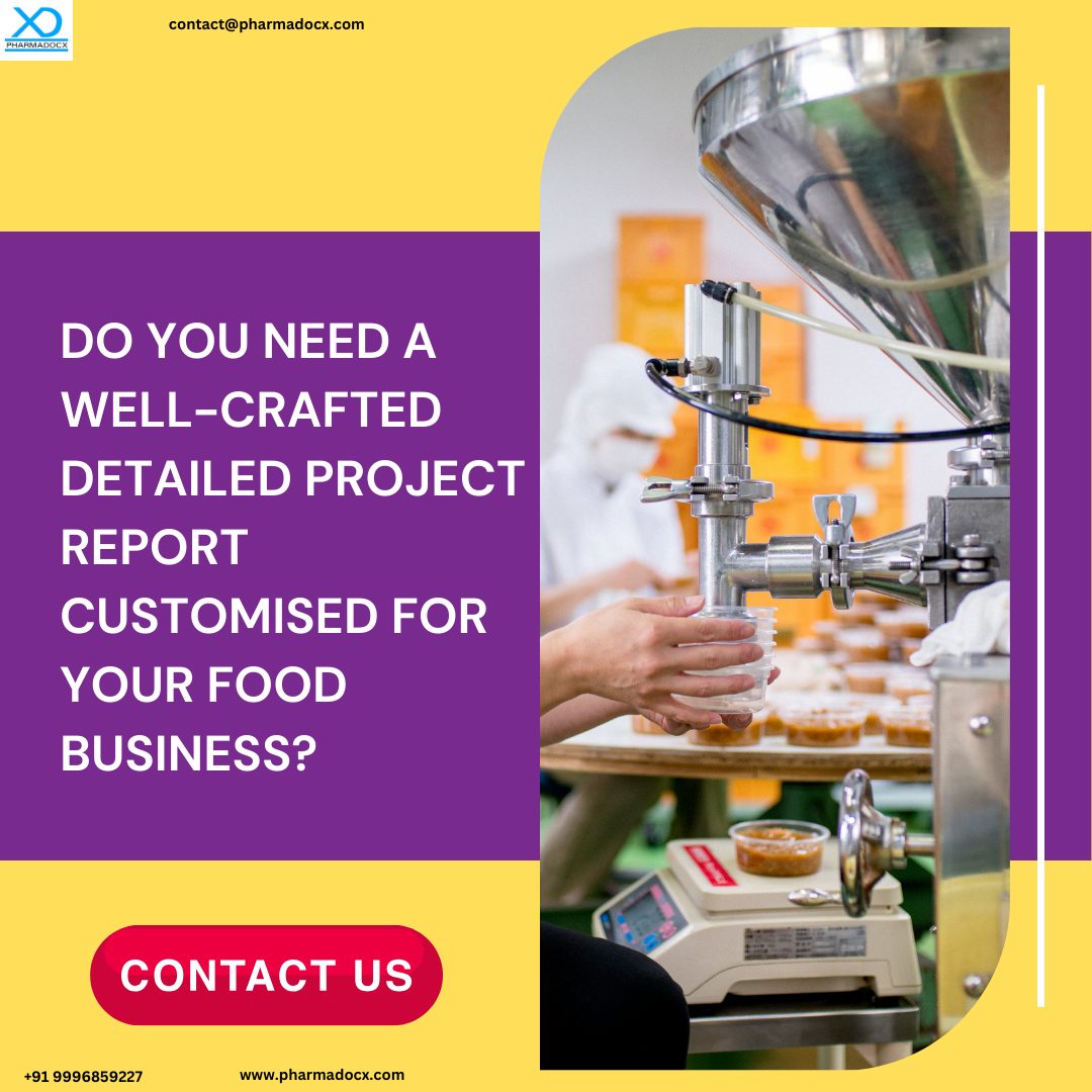 detailed project report customised for your food business