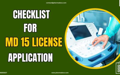 Checklist for MD 15 License Application: CDSCO Import License