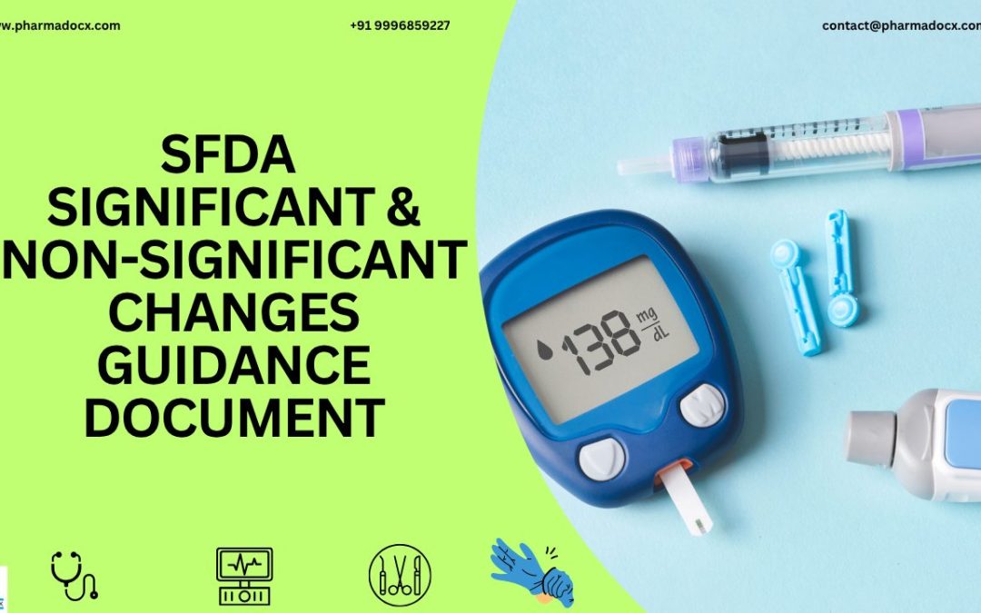 SFDA Significant and Non-Significant Changes: Detailed Guide
