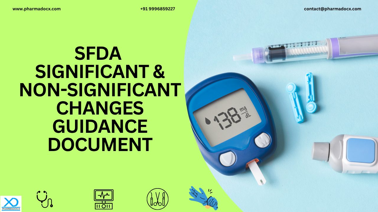 SFDA Significant and Non-Significant Changes