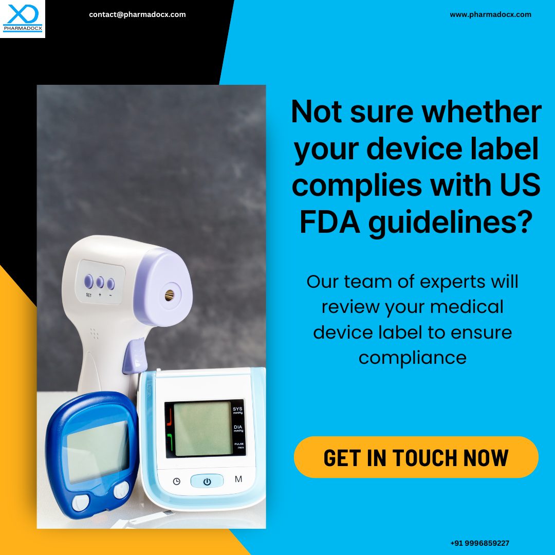 FDA medical device labelling consultant