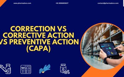 Correction, Corrective Action, and Preventive Action (CAPA): Scope & Differences