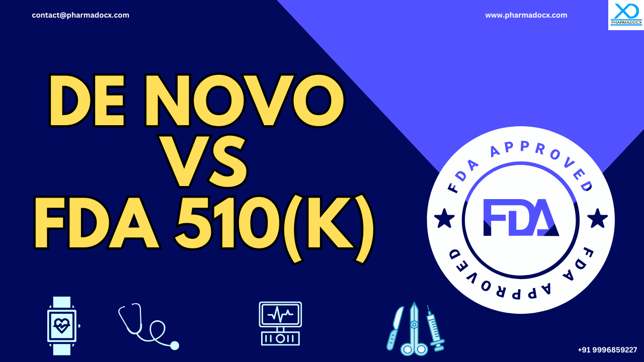 Differences Between US FDA De Novo and FDA 510(k) Pathways