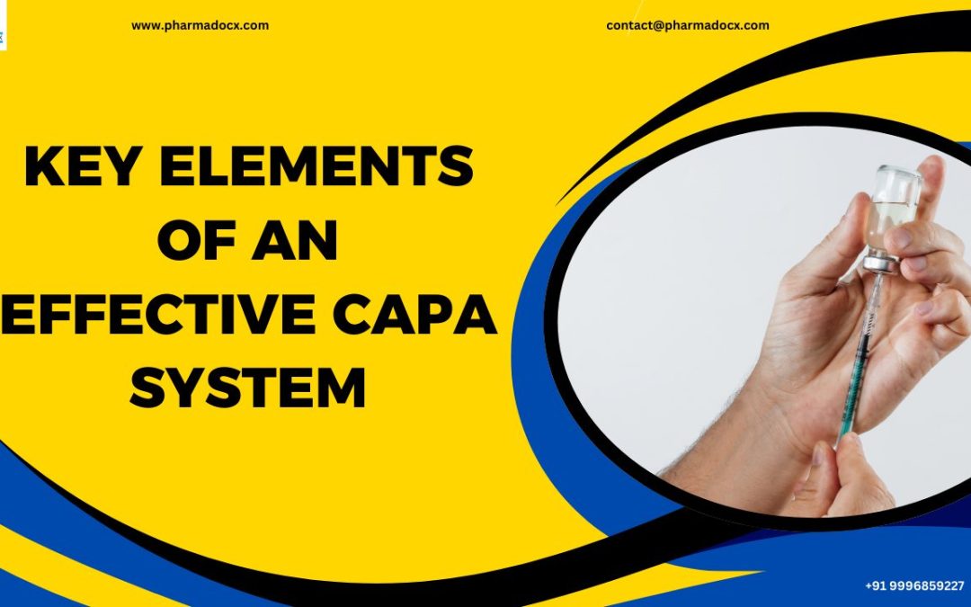 5 Key Elements of an Effective CAPA System