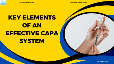 5 Key Elements of an Effective CAPA System - Pharmadocx Consultants