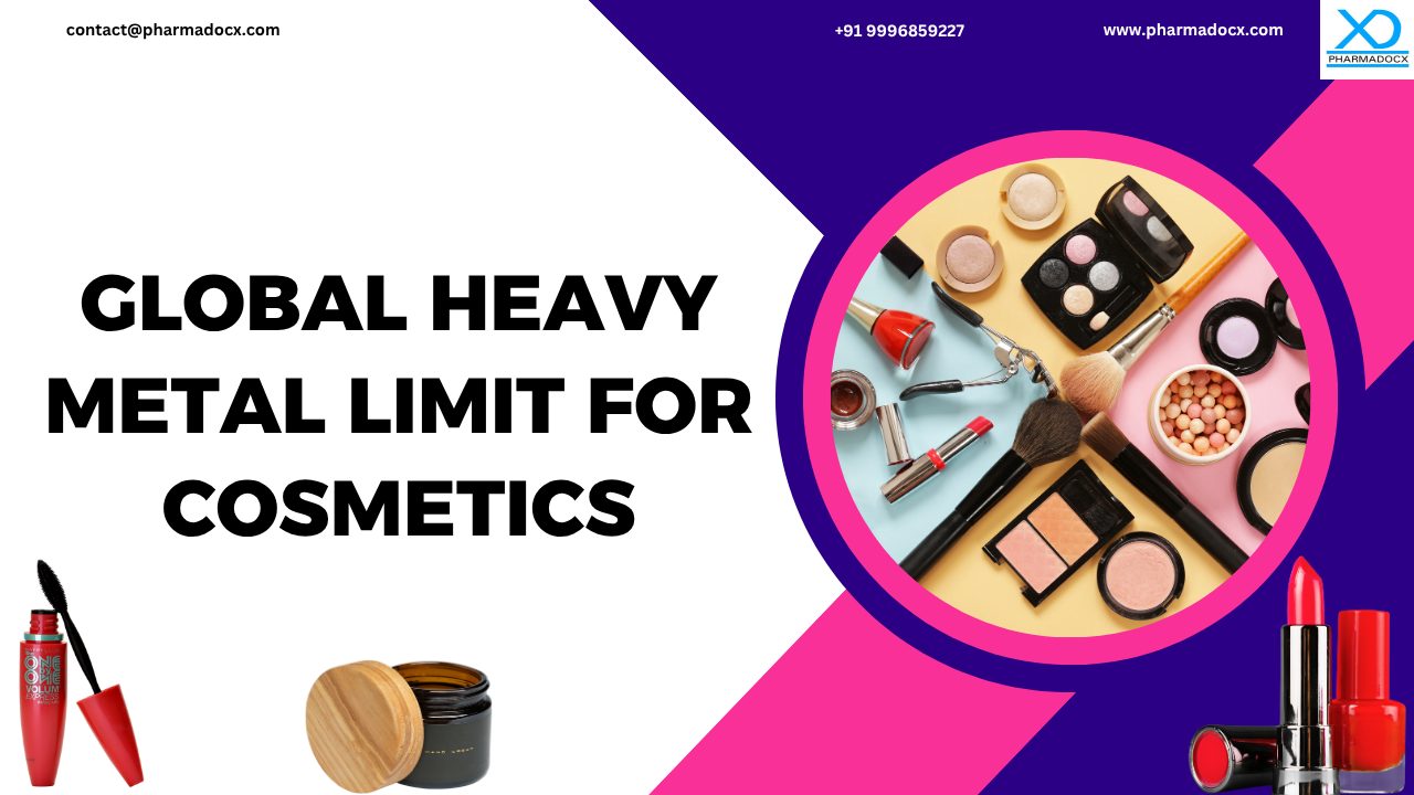 Heavy Metal Limit for Cosmetics