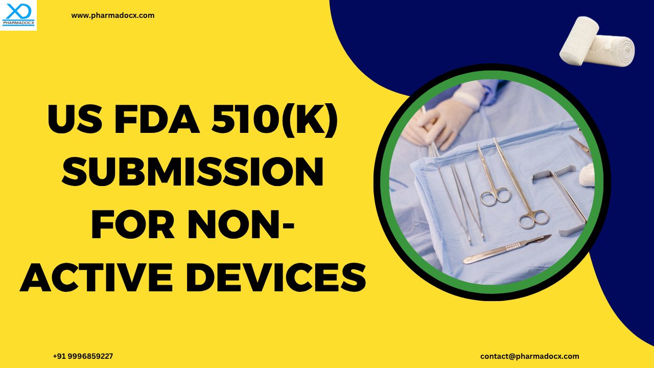US FDA 510(k) Submission for Non-Active Devices