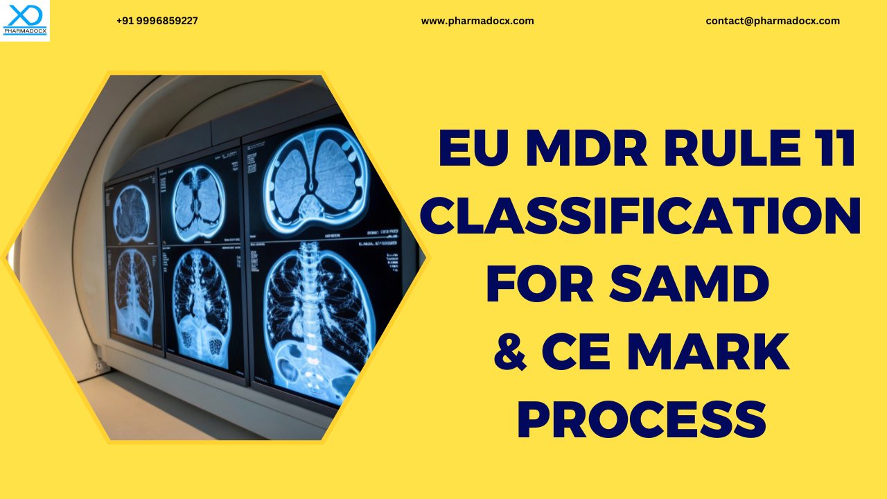 EU MDR Rule 11 Classification for SaMD & CE Mark Process