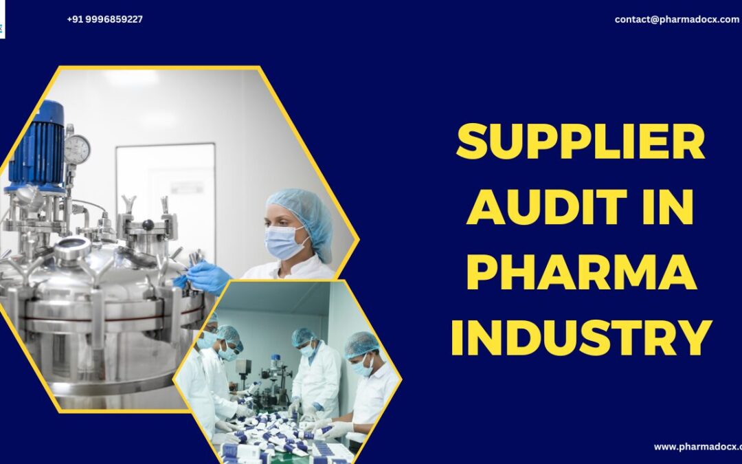 6-Step Guide to Conduct Supplier Audit in Pharma Industry