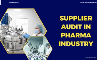 6-Step Guide to Conduct Supplier Audit in Pharma Industry