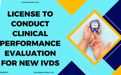 License to Conduct Clinical Performance Evaluation for New IVDs