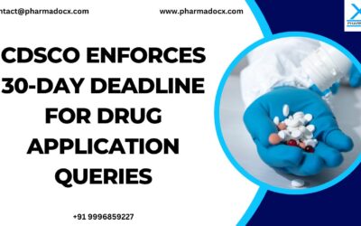 CDSCO Enforces 30-Day Deadline for Drug Application Queries