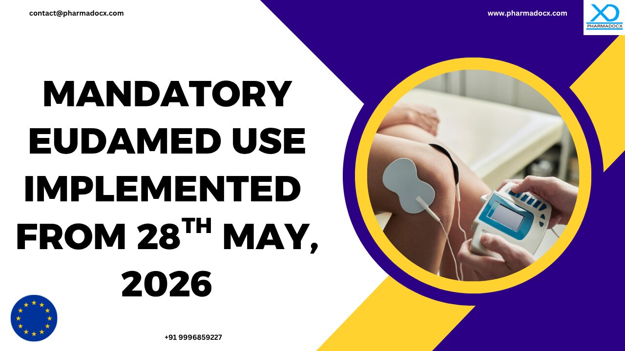 Mandatory EUDAMED Use Implemented from 28th May, 2026