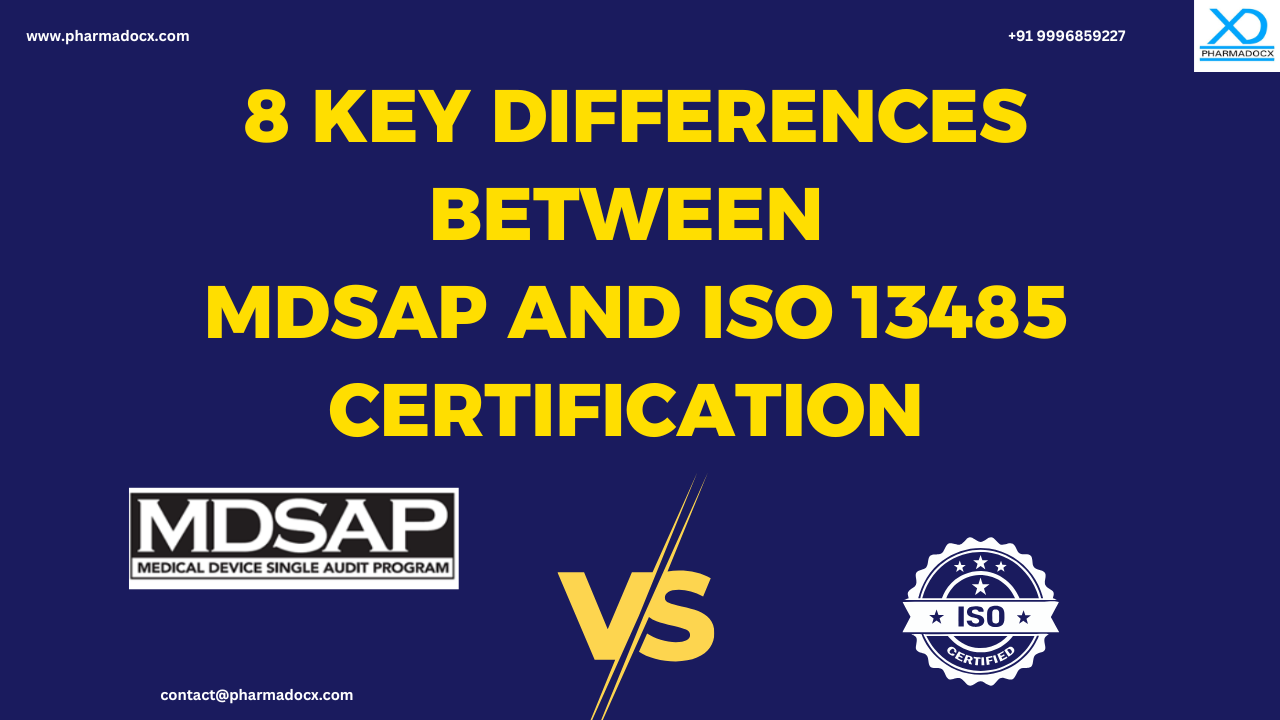 Differences Between MDSAP and ISO 13485 Certification
