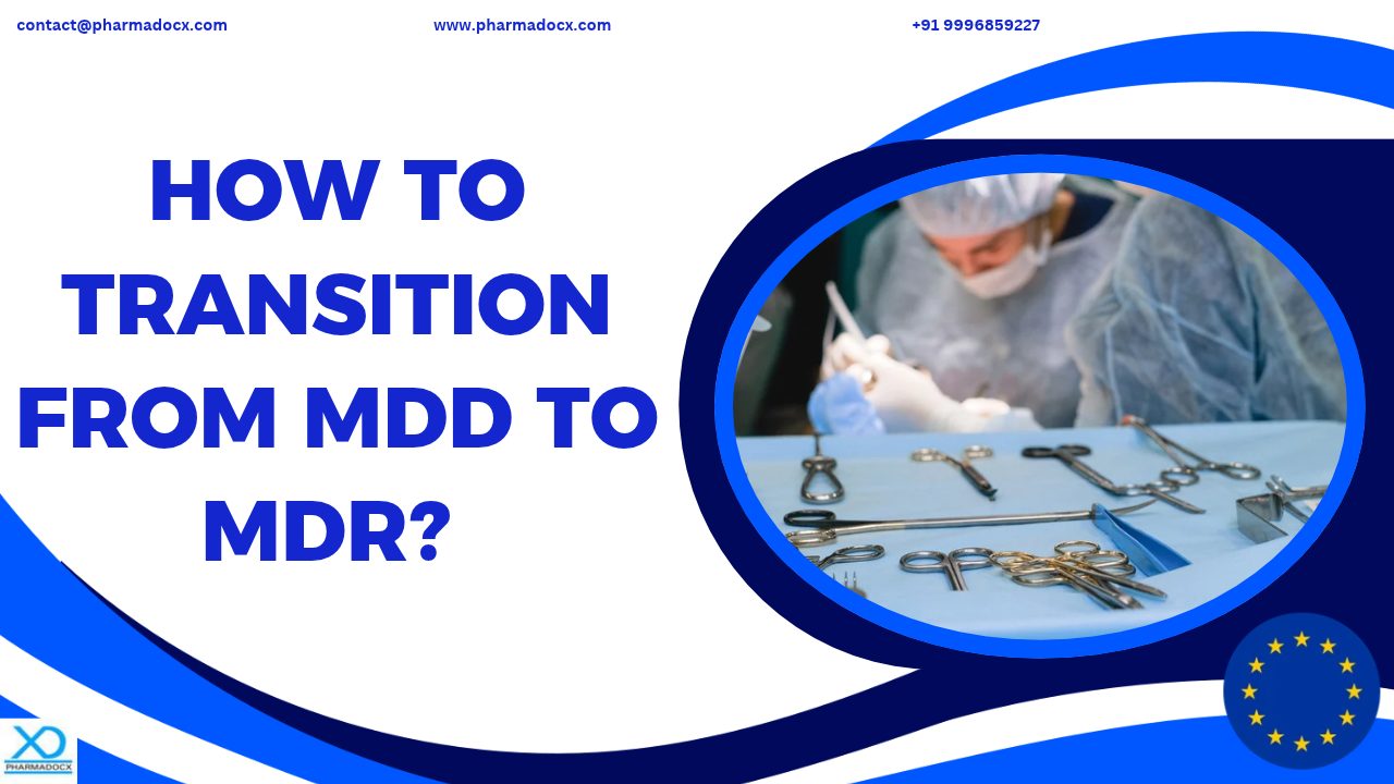 How to Transition from MDD to MDR